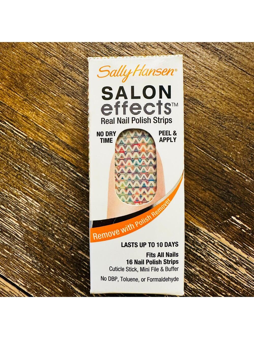 Sally Hansen Salon Effects Nail Polish Strips 375 Out of Line DCd/Rare NEW